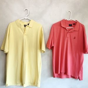 Men's Cotton Polo Shirts Set of 2 Dockers Izod